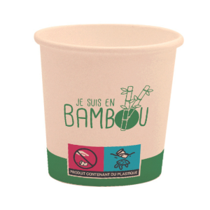 Bio-Bambusbecher 18 cl - Packung mit 300 | FourniResto