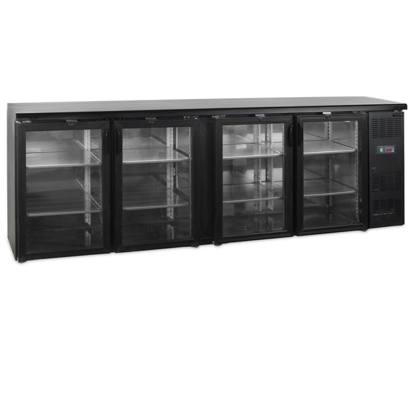 Kühltheke mit 4 Glastüren - 605 L | TEFCOLD: Leistung und Design Kühltheke mit 4 Glastüren - 605 L | TEFCOLD: Leistung und Design
