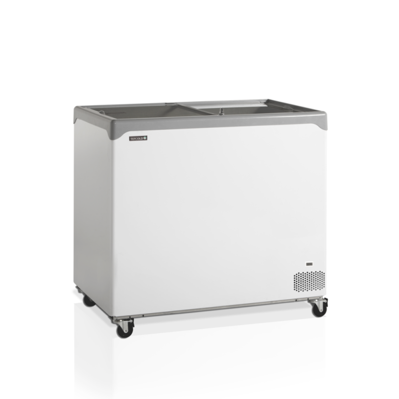 Weißer Gefriertruhe 218L TEFCOLD - Optimale Präsentation für Ihre Tiefkühlprodukte Weißer Gefriertruhe 218L TEFCOLD - Optimale Präsentation für Ihre Tiefkühlprodukte