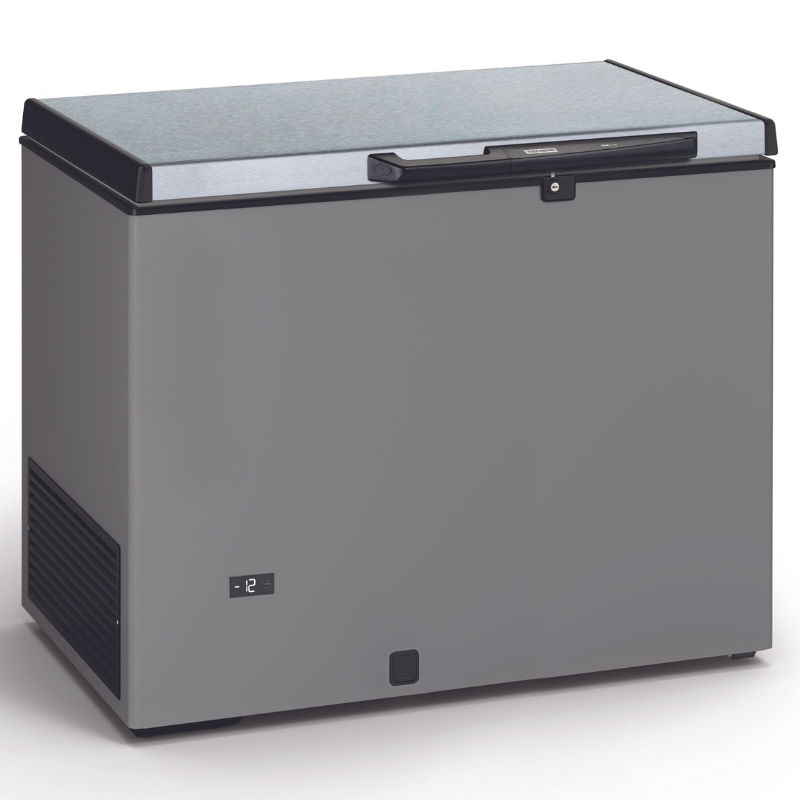 Gefrierschrank Truhe Edelstahloptik und Edelstahldeckel - 290 L TENSAI Gefrierschrank Truhe Edelstahloptik und Edelstahldeckel - 290 L TENSAI