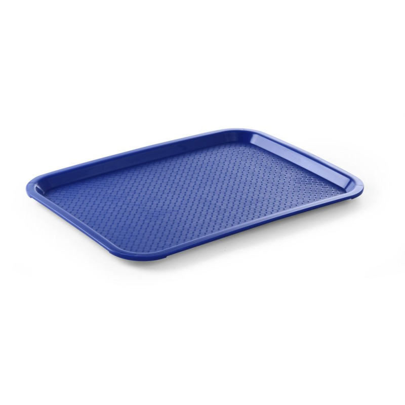 Rechteckiges Fast-Food-Tablett Blau - 415 x 305 mm Rechteckiges Fast-Food-Tablett Blau - 415 x 305 mm