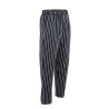Kochhose Unisex Baggy Gestreift Schwarz und Weiß - Größe L - Chef Works - Fourniresto