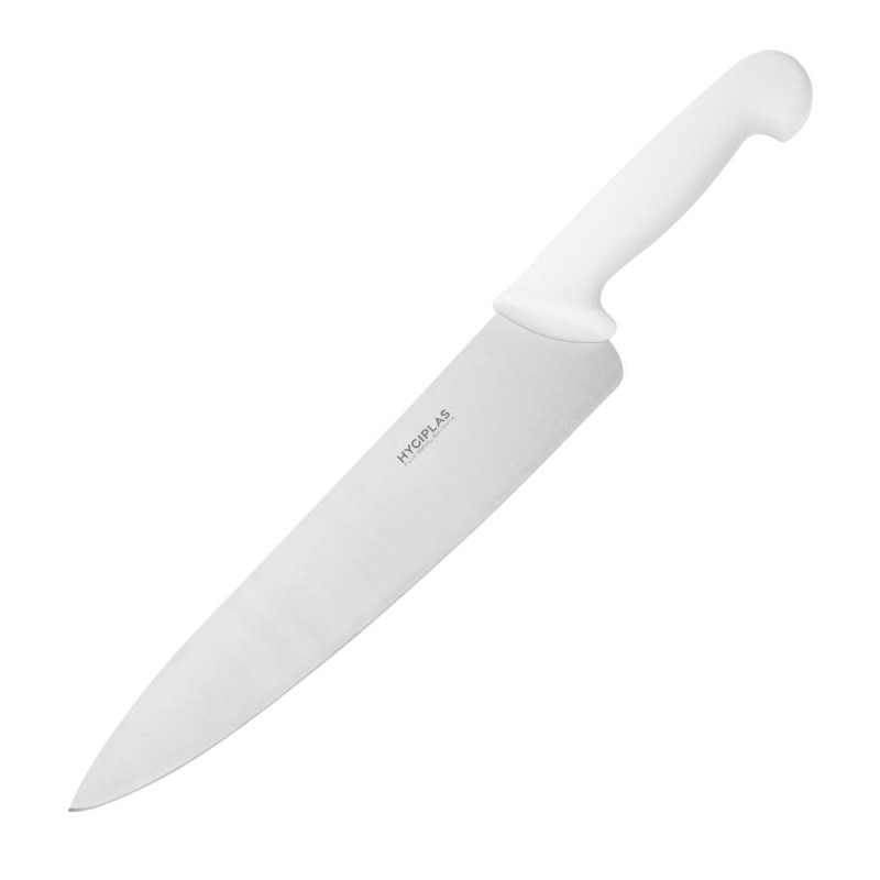 Kochmesser Weiß Klinge 25,5 cm - Hygiplas - Fourniresto Kochmesser Weiß Klinge 25,5 cm - Hygiplas - Fourniresto