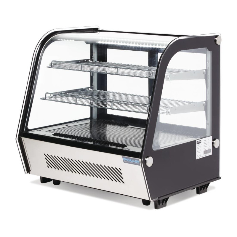 Kühlvitrine für den Tresen Schwarz 120 L - Polar - Fourniresto Kühlvitrine für den Tresen Schwarz 120 L - Polar - Fourniresto