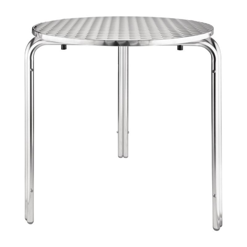 Runder Bistrotisch aus Edelstahl - Ø 700 mm - Bolero - Fourniresto Runder Bistrotisch aus Edelstahl - Ø 700 mm - Bolero - Fourniresto