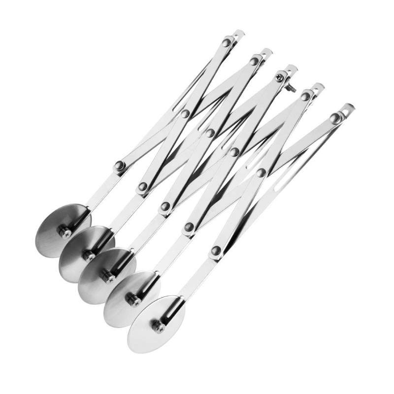 Ausziehbares Multischneider-Rollmesser mit 5 glatten Klingen - Vogue - Fourniresto Ausziehbares Multischneider-Rollmesser mit 5 glatten Klingen - Vogue - Fourniresto