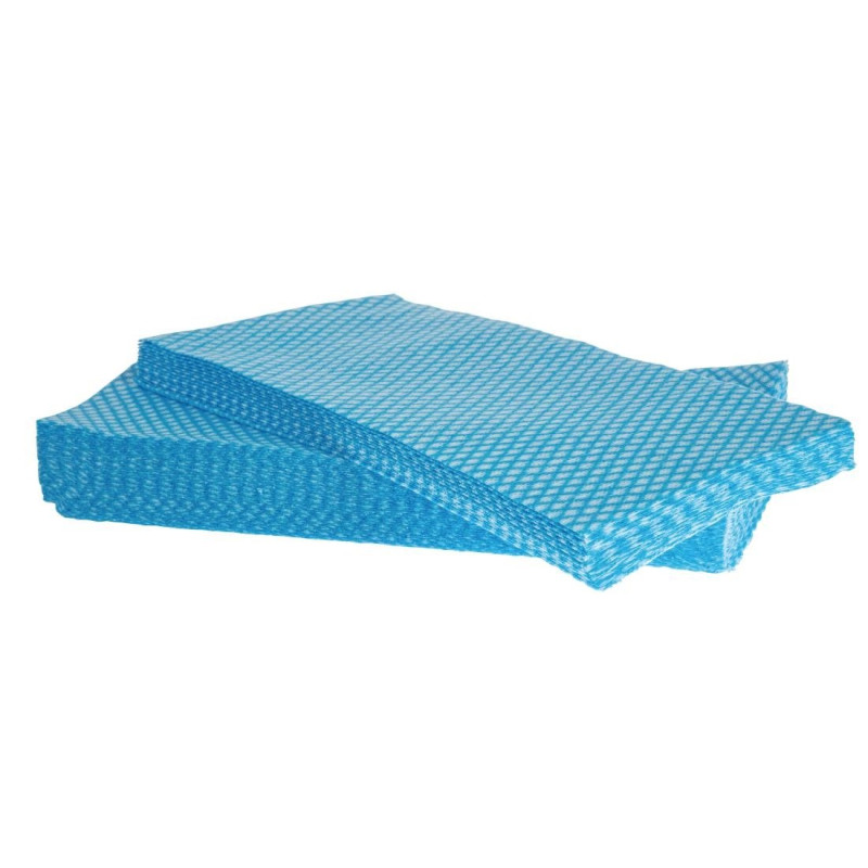 Putzlappen Solonet Blau - Packung mit 50 - Jantex Putzlappen Solonet Blau - Packung mit 50 - Jantex