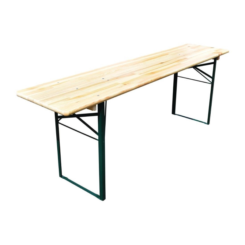 Klappbarer Tisch aus Fichtenholz 220 x 50cm - FourniResto - Fourniresto Klappbarer Tisch aus Fichtenholz 220 x 50cm - FourniResto - Fourniresto