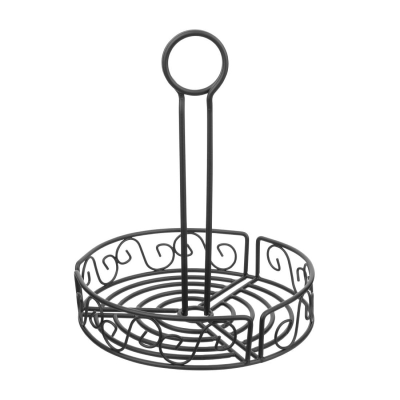 Gewürzständer aus schwarzem Metall - Olympia - Fourniresto Gewürzständer aus schwarzem Metall - Olympia - Fourniresto
