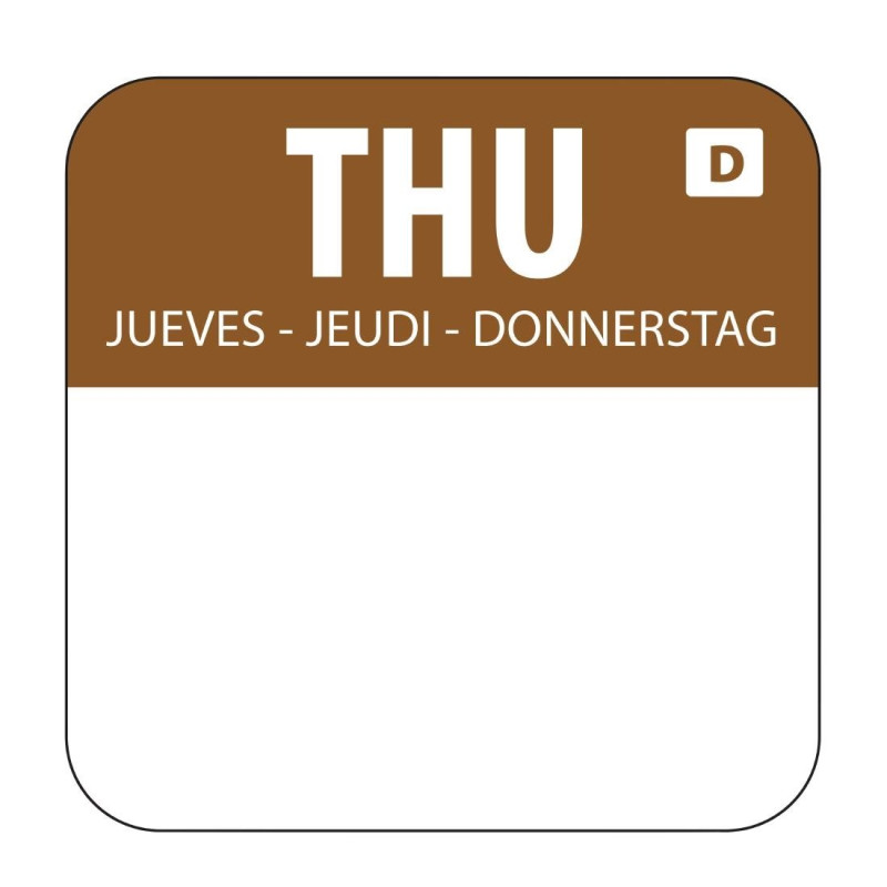 Lösliche Etiketten für Lebensmittel "Jeudi" - Vogue Lösliche Etiketten für Lebensmittel "Jeudi" - Vogue