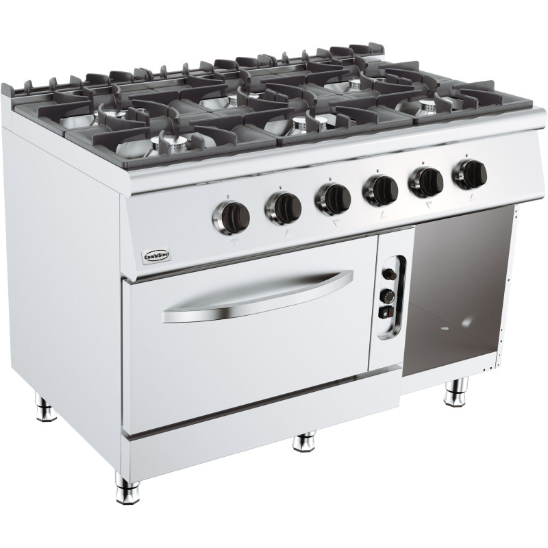 Professional 700 Gas Oven with 6 Burners - CombiSteel Professional 700 Gas Oven with 6 Burners - CombiSteel