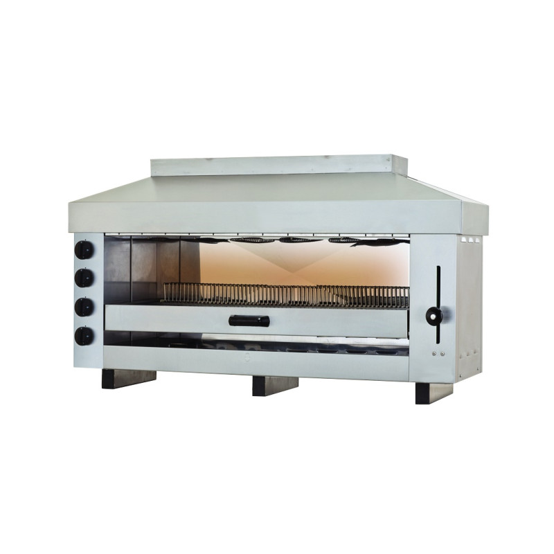 Gas Salamander - 4 Heating Zones - CombiSteel Gas Salamander - 4 Heating Zones - CombiSteel