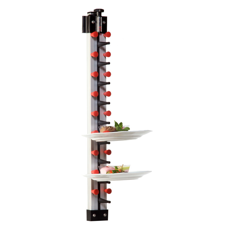 Wall Plate Rack - 9 Levels - CombiSteel Wall Plate Rack - 9 Levels - CombiSteel