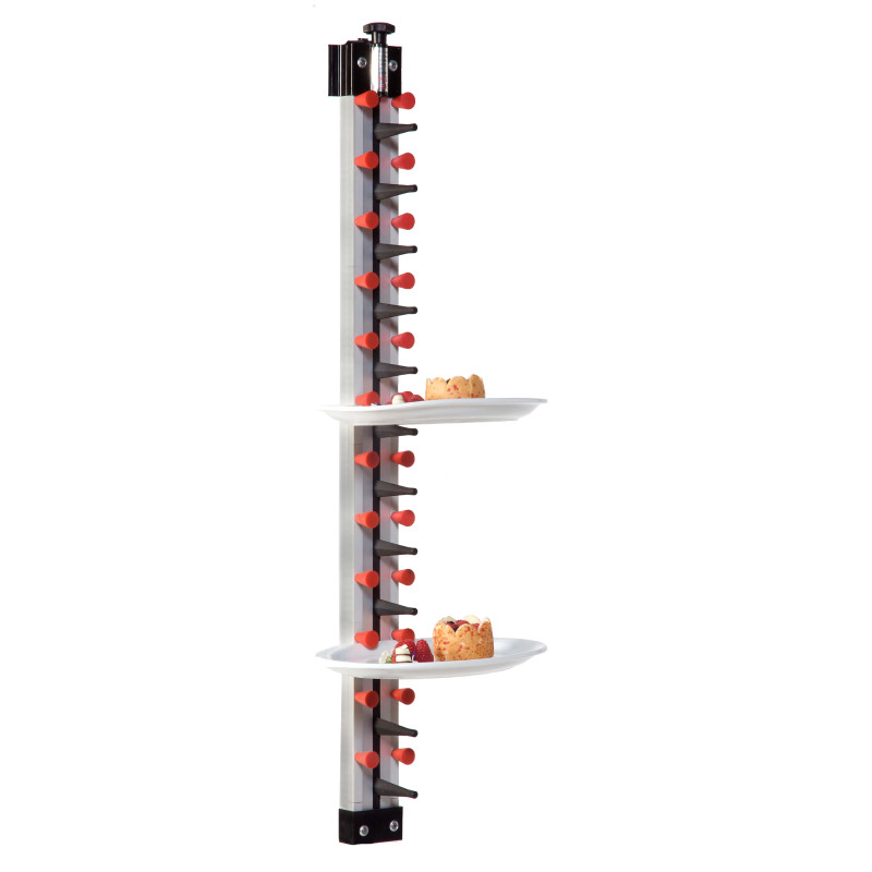 Wandtellerträger - 12 Ebenen - CombiSteel Wandtellerträger - 12 Ebenen - CombiSteel