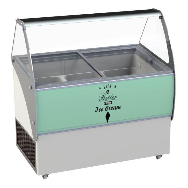 Ice Display Cabinet - Static - 10 x 5 L - CombiSteel Ice Display Cabinet - Static - 10 x 5 L - CombiSteel
