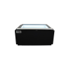 Black Countertop Ice Cream Display Freezer - Static - 3 x 5 L - CombiSteel