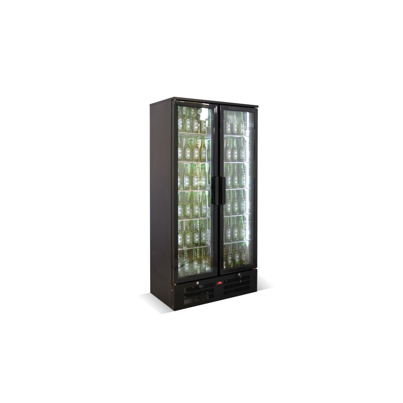 Black High Refrigerated Back Bar - 458 L - CombiSteel Black High Refrigerated Back Bar - 458 L - CombiSteel