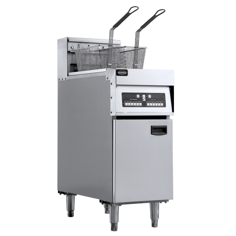 Fritteuse auf elektrischer Truhe - 2 x 12,5 L - CombiSteel Fritteuse auf elektrischer Truhe - 2 x 12,5 L - CombiSteel