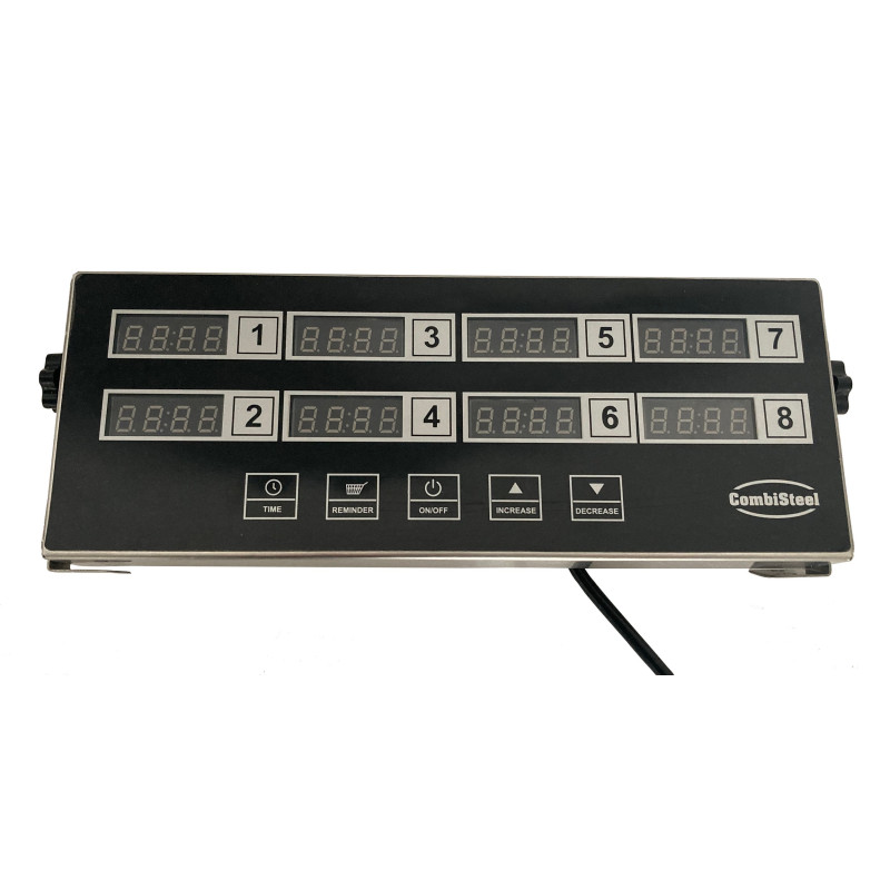 Digitale Küchentimer - 8 Kanäle - CombiSteel Digitale Küchentimer - 8 Kanäle - CombiSteel