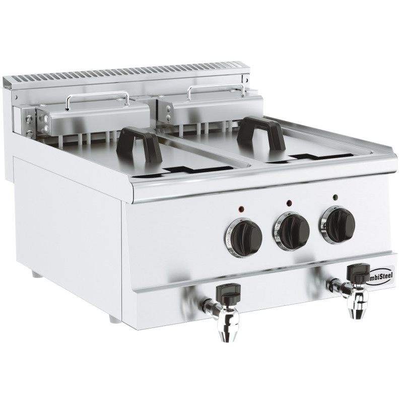 CombiSteel Electric Fryer - Power 15000 W, Capacity 2x10 L CombiSteel Electric Fryer - Power 15000 W, Capacity 2x10 L