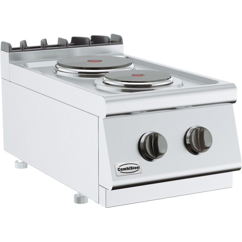 Countertop Electric Stove 700 with 2 Plates - CombiSteel professional Countertop Electric Stove 700 with 2 Plates - CombiSteel professional