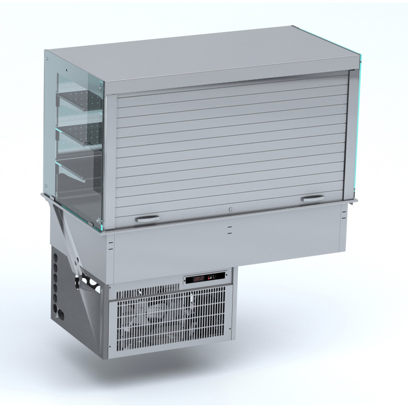 Drop-In Cubic Refrigerated Display Case - LED Lighting & Ideal Maintenance Drop-In Cubic Refrigerated Display Case - LED Lighting & Ideal Maintenance