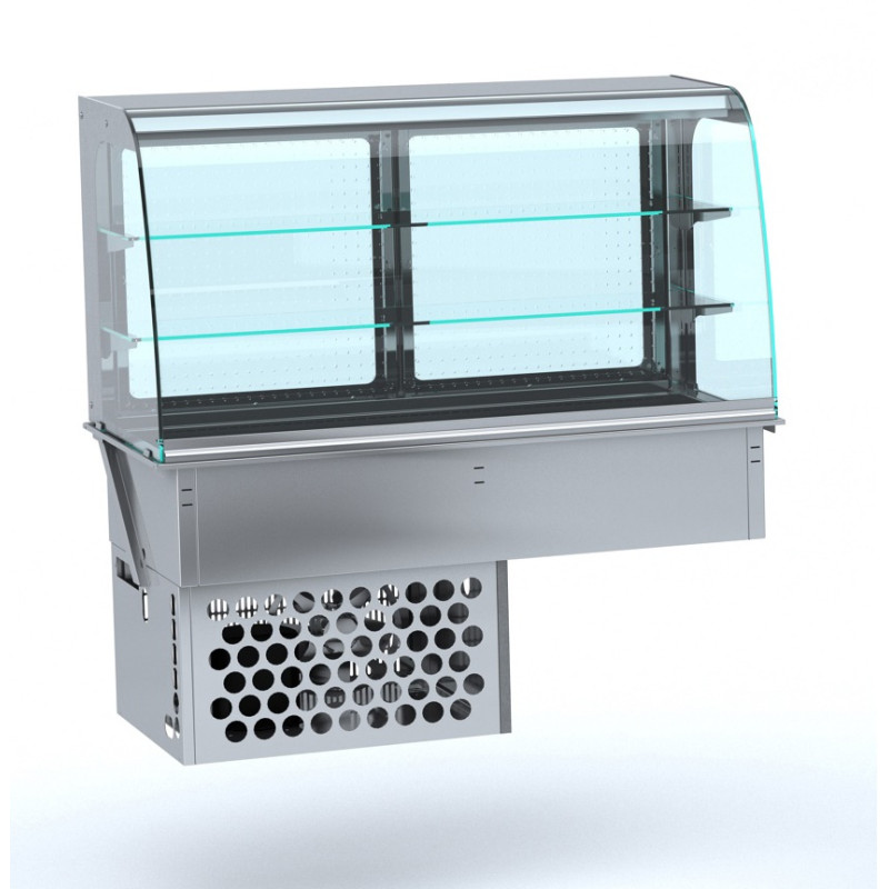 Refrigerated Drop-In Wall Display Case - CombiSteel Refrigerated Drop-In Wall Display Case - CombiSteel