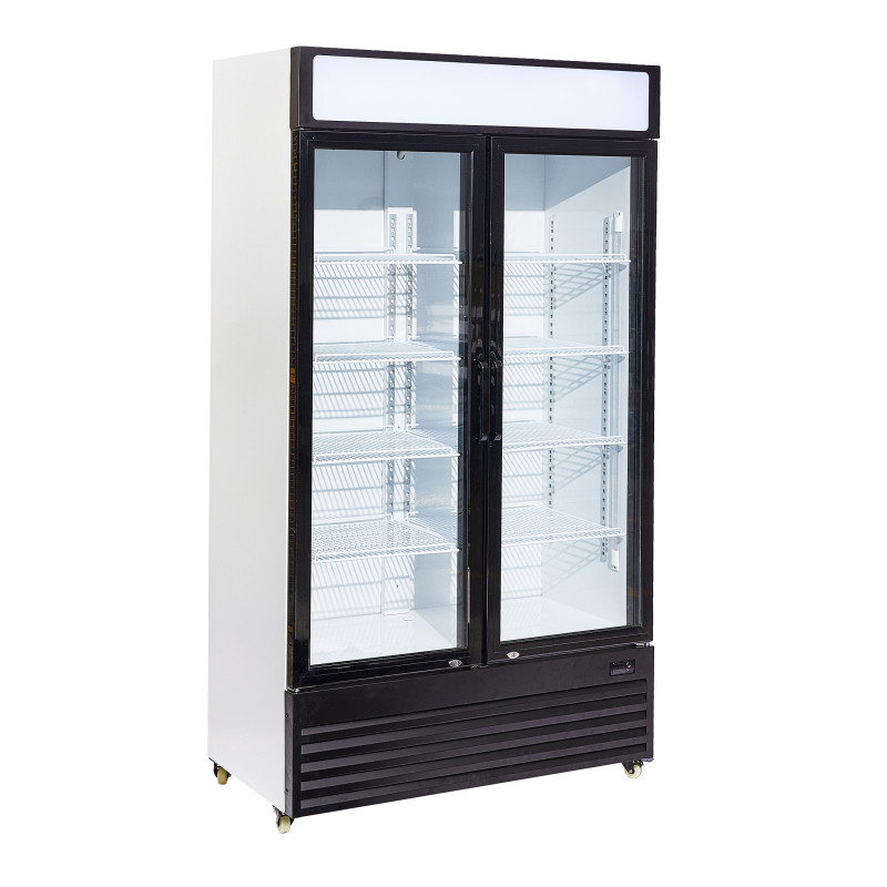 Refrigerated Beverage Display Case 2 Glass Doors - 750 L Refrigerated Beverage Display Case 2 Glass Doors - 750 L