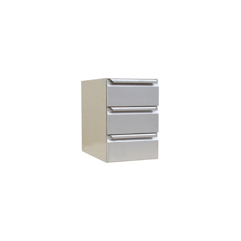 Bloc 3 Tiroirs Table Inox | CombiSteel - 400x630 mm Bloc 3 Tiroirs Table Inox | CombiSteel - 400x630 mm