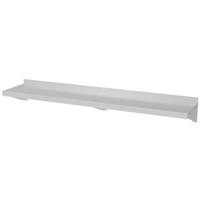 Stainless Steel Wall Shelf with Brackets - High Quality - 1000 x 400 mm Stainless Steel Wall Shelf with Brackets - High Quality - 1000 x 400 mm