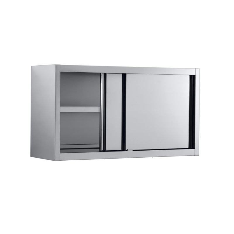 Wall Cabinet Stainless Steel Combisteel - Sliding Doors 1800x400mm Wall Cabinet Stainless Steel Combisteel - Sliding Doors 1800x400mm