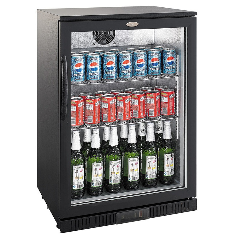 Kühltheke mit 1 Flügeltür - 138 L Schwarz - Combisteel Kühltheke mit 1 Flügeltür - 138 L Schwarz - Combisteel