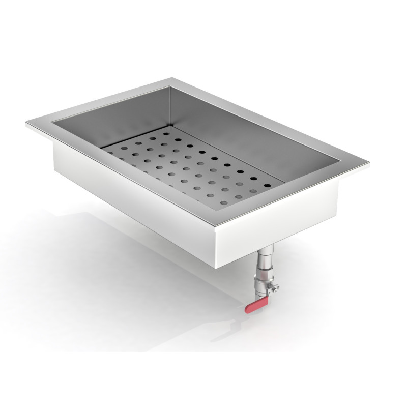 Integrierter Crushed-Ice-Behälter GN 1/1 - CombiSteel | Professionelle Kühlung Integrierter Crushed-Ice-Behälter GN 1/1 - CombiSteel | Professionelle Kühlung