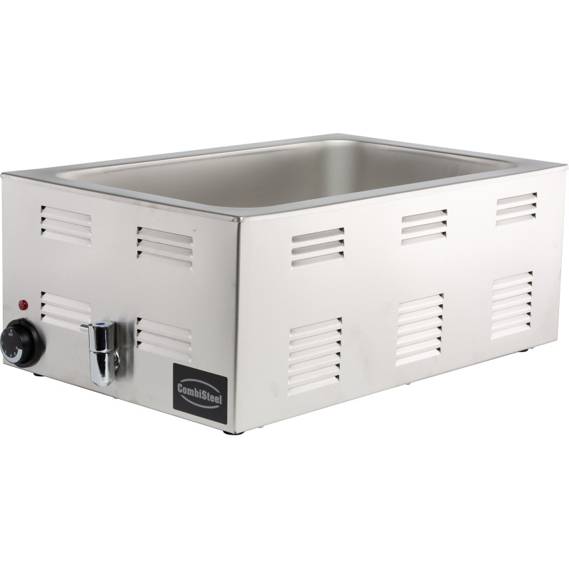 Bain-Marie with Drain Tap - GN 1/1 | CombiSteel: Even and reliable heating Bain-Marie with Drain Tap - GN 1/1 | CombiSteel: Even and reliable heating