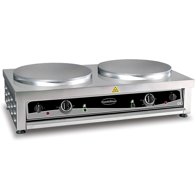 Electric Crepe Maker 2 Plates 40 cm Combisteel Horeca Electric Crepe Maker 2 Plates 40 cm Combisteel Horeca