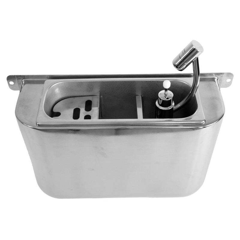 Sink Ice Cream Scoop with Shower and Water Connection - CombiSteel Sink Ice Cream Scoop with Shower and Water Connection - CombiSteel