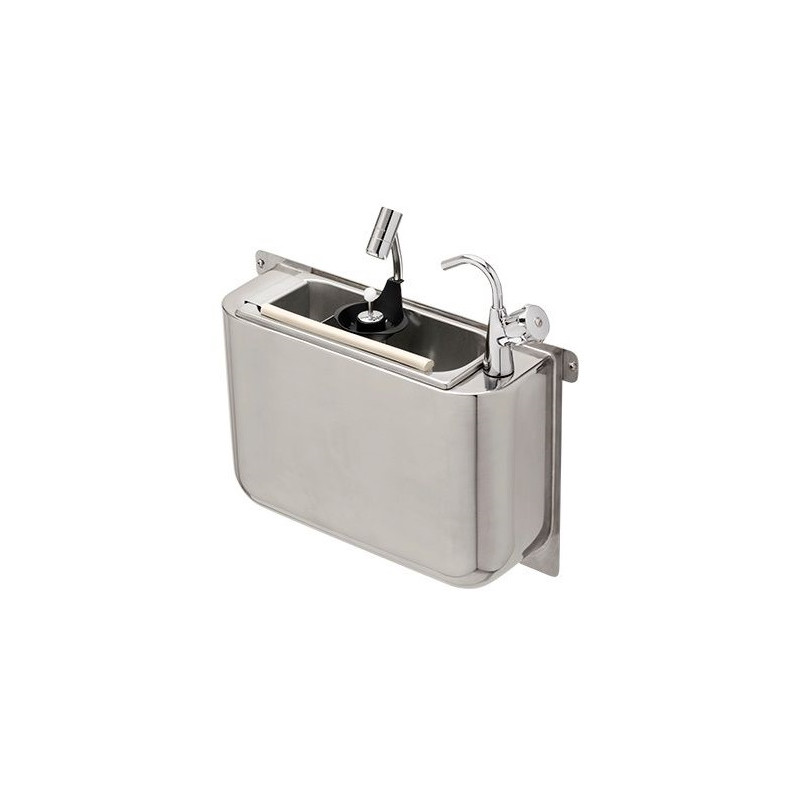 Évier Cuillère à Glace avec Douchette et Robinet - Acier Inoxydable - Pratique et Hygiénique Évier Cuillère à Glace avec Douchette et Robinet - Acier Inoxydable - Pratique et Hygiénique