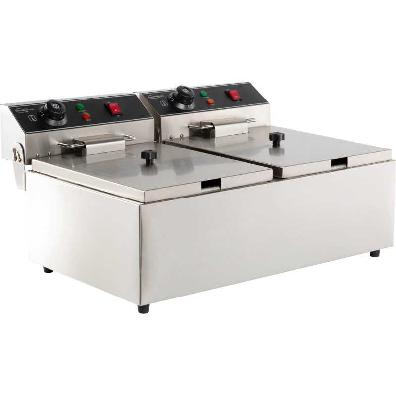Professional Electric Fryer 2 x 6 L - CombiSteel Professional Electric Fryer 2 x 6 L - CombiSteel