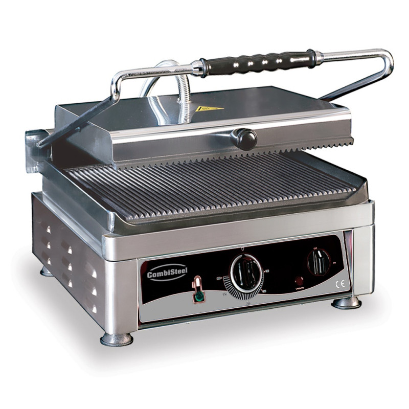 Grill Panini Combisteel - Grooved Stainless Steel Plates Grill Panini Combisteel - Grooved Stainless Steel Plates