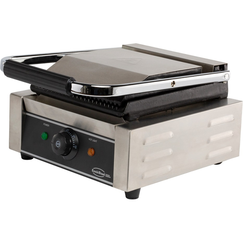 Grill Panini Simple - Plaques Rainurées | CombiSteel 7455.0450 Grill Panini Simple - Plaques Rainurées | CombiSteel 7455.0450