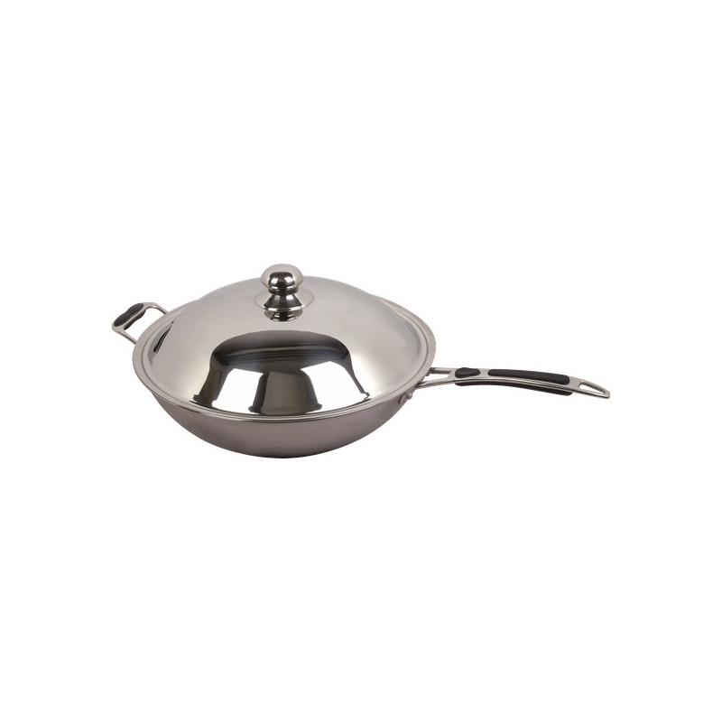 Sauteuse Wok Induktion CombiSteel - Edelstahl Sauteuse Wok Induktion CombiSteel - Edelstahl