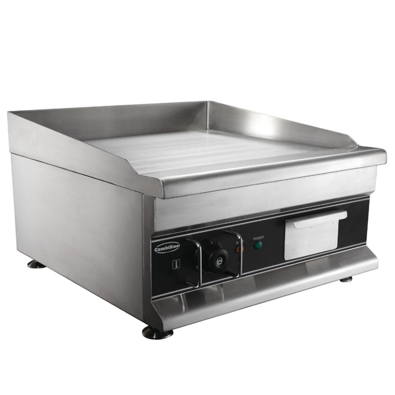 Plancha Electrique Lisse Chrome CombiSteel 7455.1055 avec Plaque Gril et Surface Lisse Plancha Electrique Lisse Chrome CombiSteel 7455.1055 avec Plaque Gril et Surface Lisse