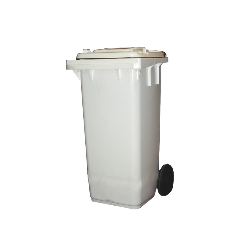 Poubelle Blanche 120L - Professionnelle CombiSteel Poubelle Blanche 120L - Professionnelle CombiSteel