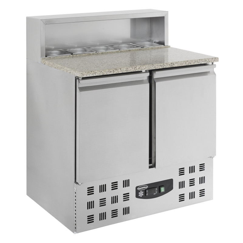 Meuble à Pizza 2 Portes 5 GN 1/6 Inox CombiSteel Meuble à Pizza 2 Portes 5 GN 1/6 Inox CombiSteel