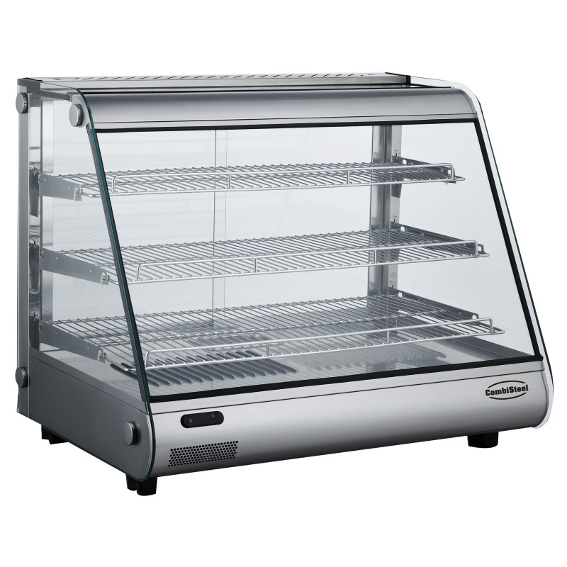 Professional Heated Display Case CombiSteel - 160 L in Stainless Steel Professional Heated Display Case CombiSteel - 160 L in Stainless Steel