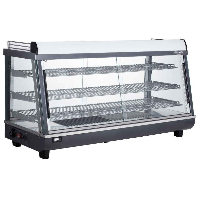 Heated Display Case 186L Combisteel - Keeps Food Warm & Preserved Heated Display Case 186L Combisteel - Keeps Food Warm & Preserved