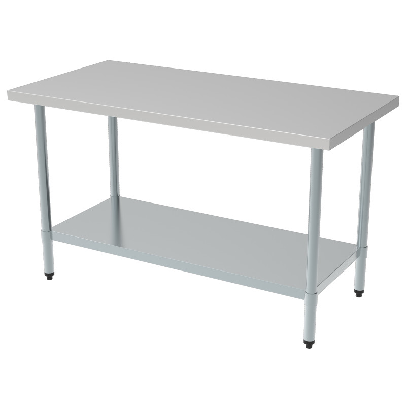 Table Inox avec Étagère | Cuisine Pro & Collectivités - Robuste et hygiénique Table Inox avec Étagère | Cuisine Pro & Collectivités - Robuste et hygiénique