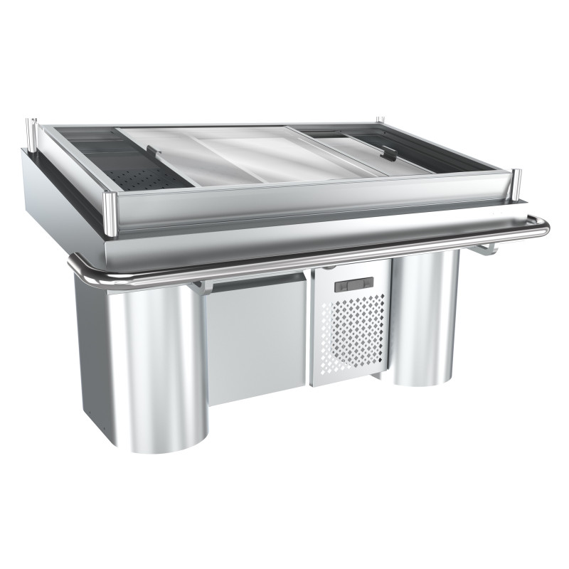 Refrigerated Fish Counter Combisteel in Stainless Steel | Restaurant Furniture Refrigerated Fish Counter Combisteel in Stainless Steel | Restaurant Furniture