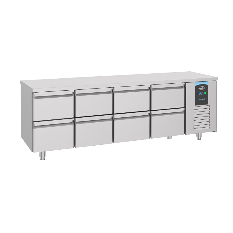 Table réfrigérée positive CombiSteel - 632 L, 8 tiroirs & GN 1/1 Table réfrigérée positive CombiSteel - 632 L, 8 tiroirs & GN 1/1