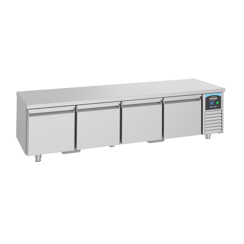 Positive Refrigerated Table GN 1/1 360 L - 4 Drawers - Stainless Steel Positive Refrigerated Table GN 1/1 360 L - 4 Drawers - Stainless Steel